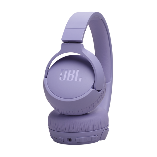JBL Tune 670NC - Purple - Adaptive Noise Cancelling Wireless On-Ear Headphones - Detailshot 2